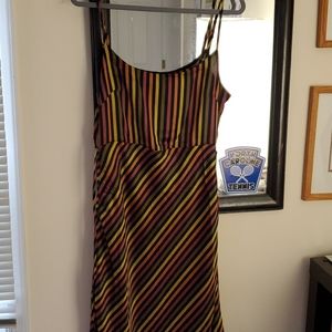 Striped slip dress